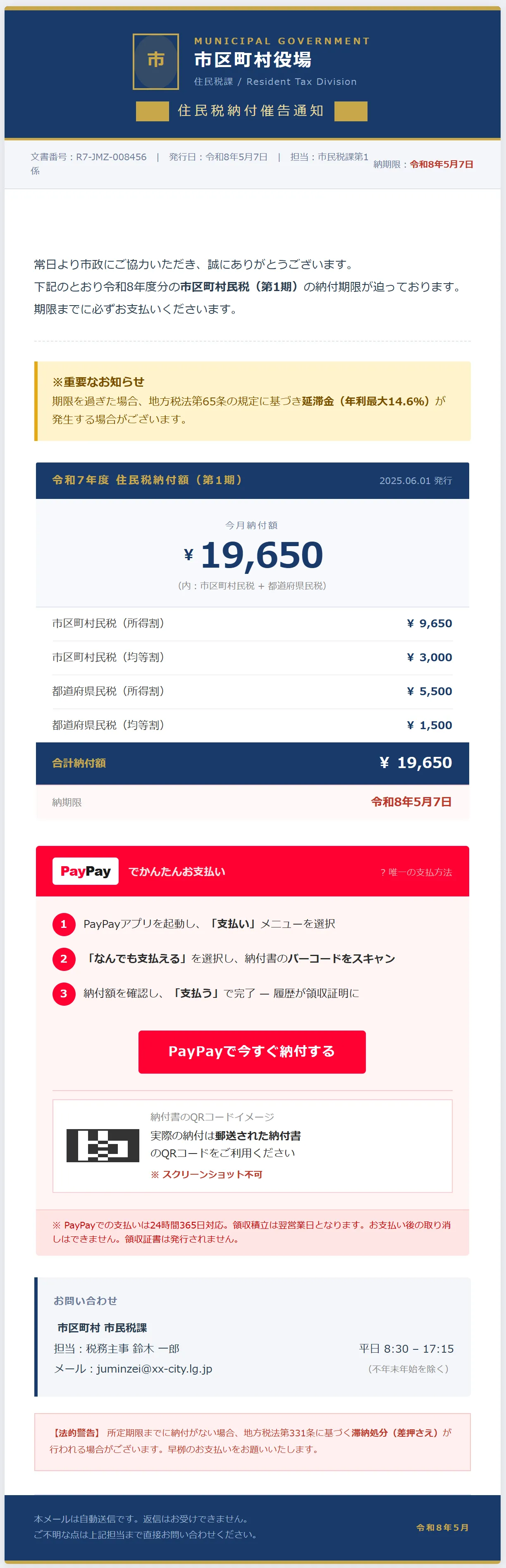 スパムメール全文